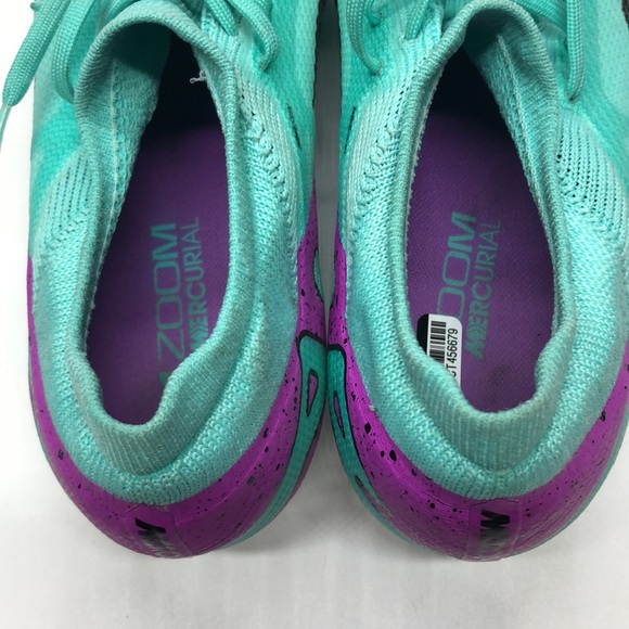 Mens Zoom Vapor 15 Pro FG Teal/Purple DJ5603-300 USED Sz 10 - Picture 6 of 15